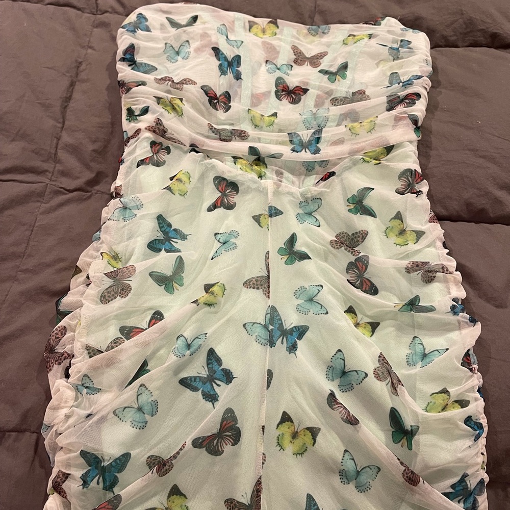Beautiful butterfly corset dress